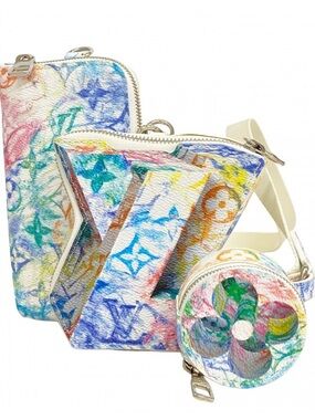 Louis Vuitton Multicolor Watercolor Monogram Mini 3-Piece Crossbody Set